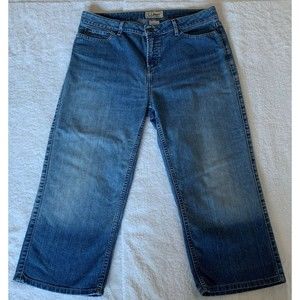 LL Bean Women's Favorite Fit/Straight Leg Jeans, Size 12REG, Very Good Condition